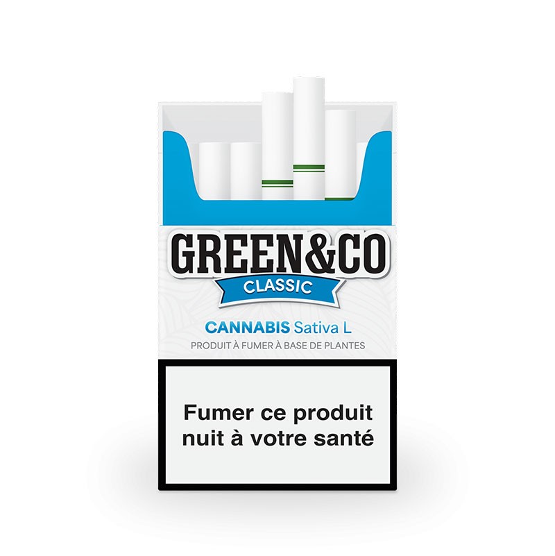 green & co cbd cigarettes Cigarette CBD Green & Co sans nicotine pas cher, achat en ligne, avis
