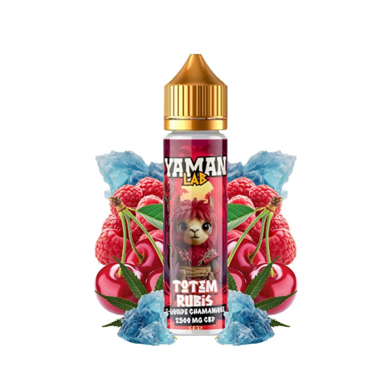 Totem Rubis 50ml Greeneo ▷ E-liquide CBD 2500mg fruit rouge pas cher avis