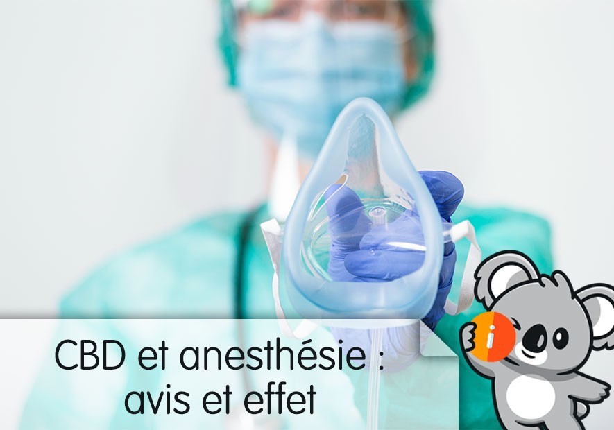 CBD et anesthésie locale, générale (opération, dentaire) : avis et effet