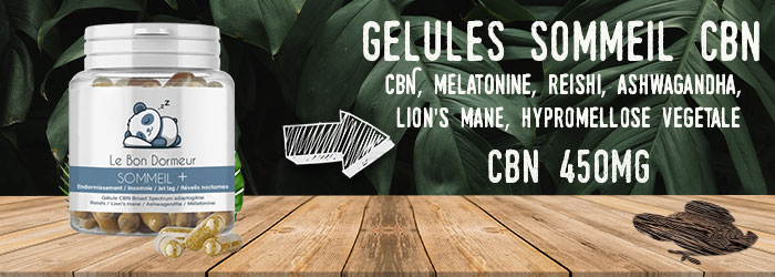 Gélules CBN Sommeil Plus | Le Petit Botaniste | CBD Marketplace
